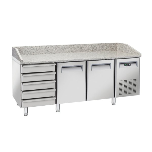 BANCO PIZZA 2 PORTE + CASSETTIERA