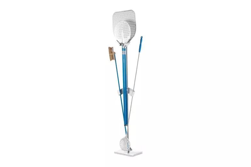 Piza peels rack with marble pole, single side  