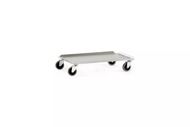 Carrello portacasse per cassette 40x60 cm (Acciaio inox)