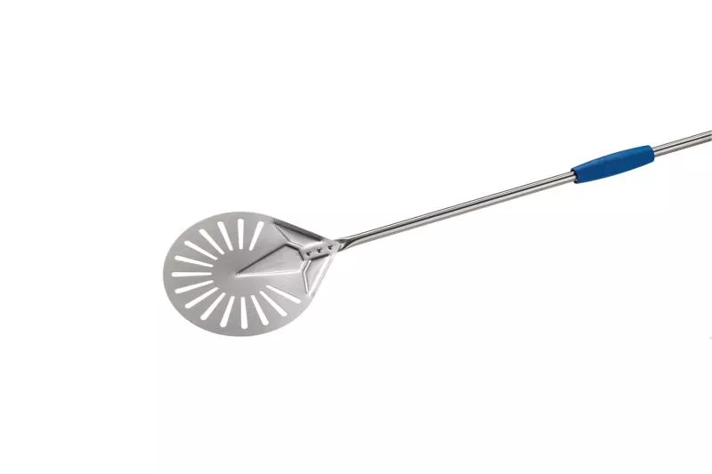 Palettino per pizza forato acciaio inox 