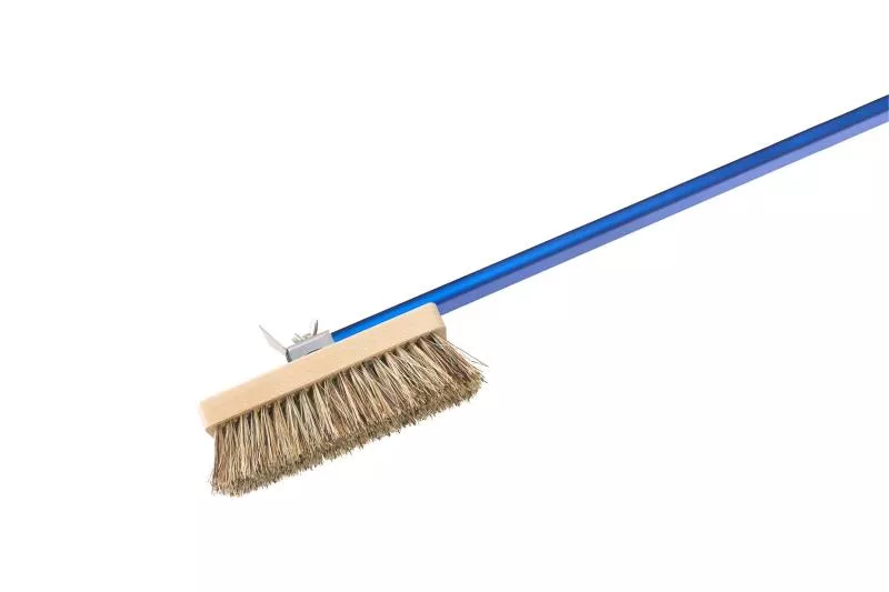 Rotating head oven brush, natural bristles