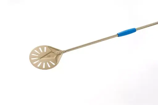 Palettino per pizza forato Alluminio Gold 