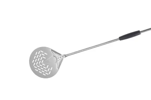 Palettino pizza inox forato Carbon
