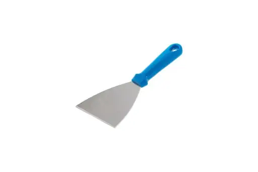 Dreieck Spachtel 11x10 cm, Edelstahlklinge, Plastikgriff