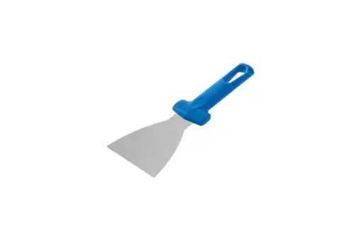 Spatola triangolare lama Inox con manico plastica 2

