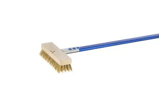 Spazzola bassa forni elettrici, altezza ridotta 6cm, setole ottone