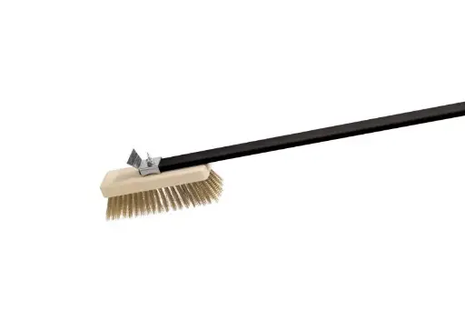Spazzola Carbon orientabile setole ottone